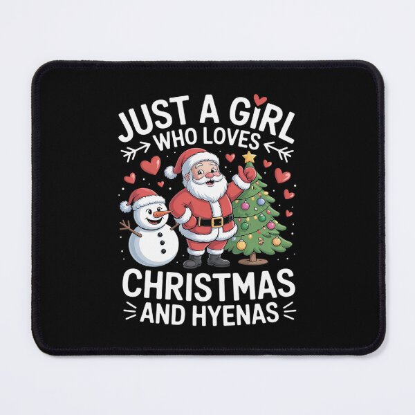 Item preview, Just A Girl Who Loves Christmas And Hyenas Women designed and sold by MathisBellanger.