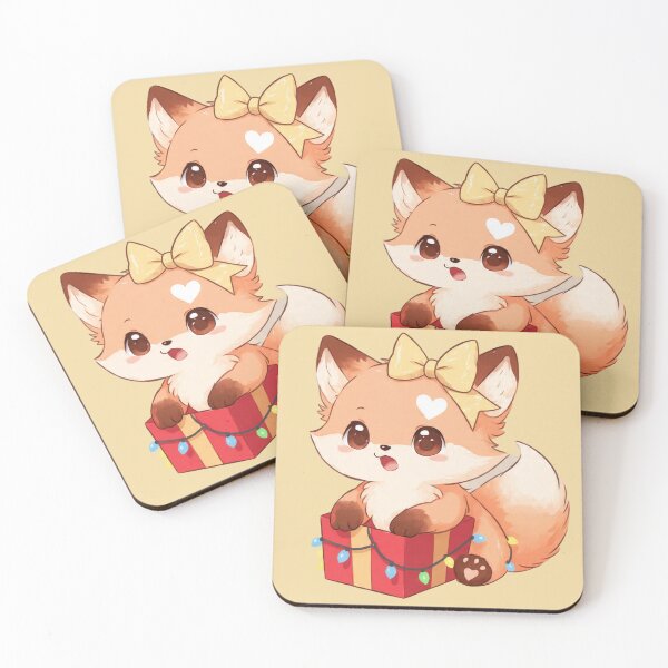 Item preview, Kira Navidad 1 – Zorrita Linda en Caja de Regalo designed and sold by Cute-Companions.