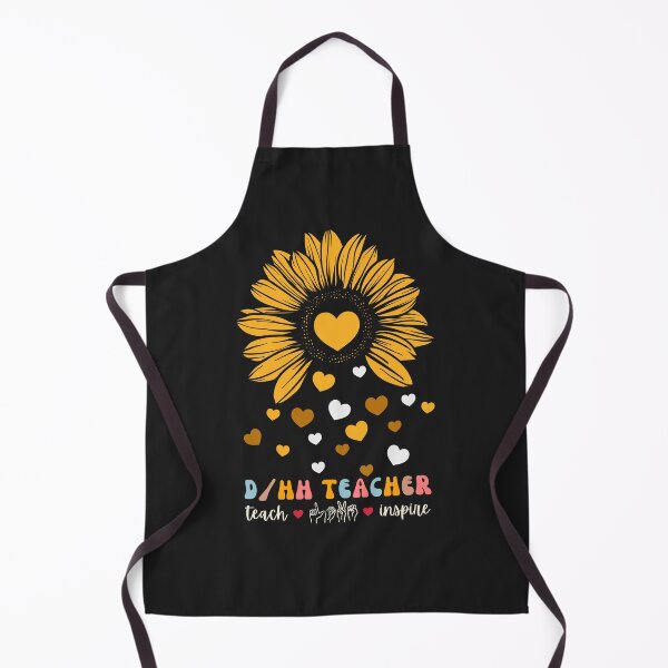 Item preview, Hard Of Hearing – ASL Sign Language Deaf DHH Teacher Sunflower designed and sold by Pingestre.