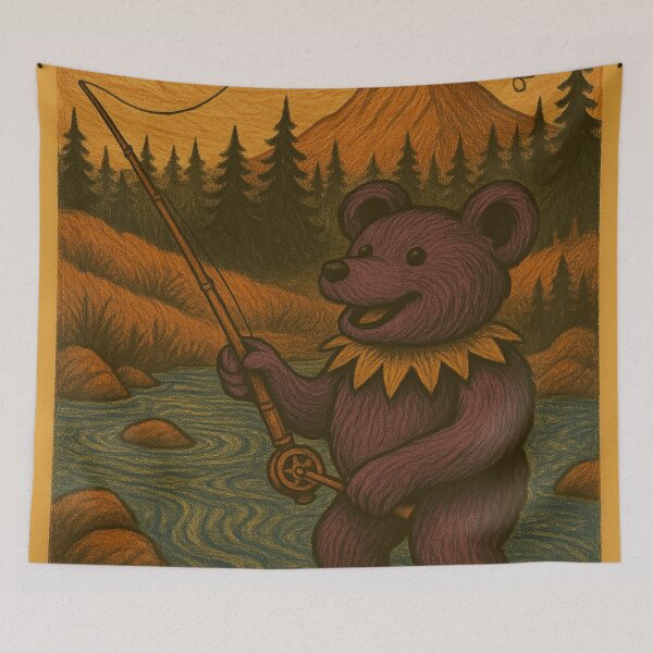 Item preview, Bear Fly Fishing designed and sold by AlBinda.