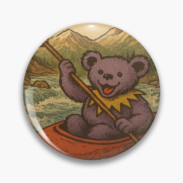 Item preview, Kayaking Bear Print designed and sold by AlBinda.