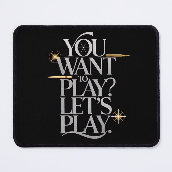Item preview, Valorant Chamber "You Want To Play?" FPS Gamer Art designed and sold by pixelpopplanet.