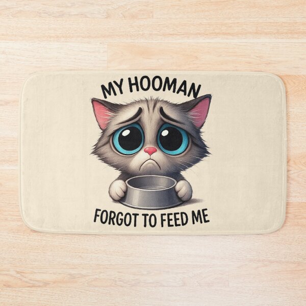 Item preview, My Hooman Forgot To Feed Me - Sad Cat designed and sold by MiLaKK.