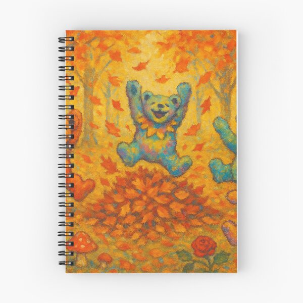 Item preview, Dancing Bears Fall Leaf Pile designed and sold by AlBinda.