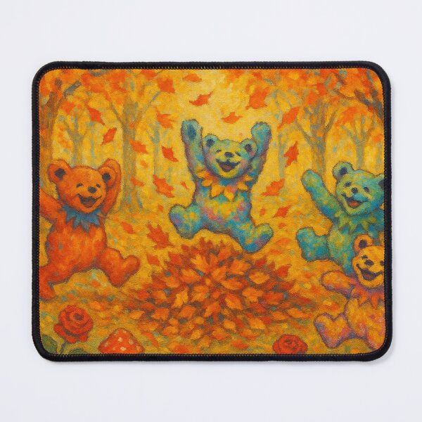 Item preview, Dancing Bears Fall Leaf Pile designed and sold by AlBinda.