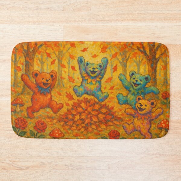 Item preview, Dancing Bears Fall Leaf Pile designed and sold by AlBinda.