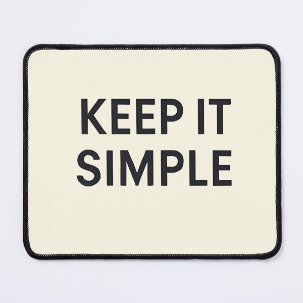 Item preview, Keep it Simple designed and sold by SignumShop.