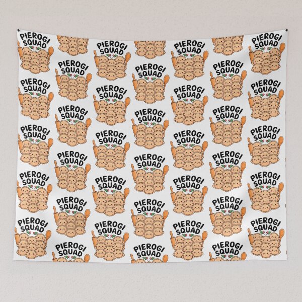 Item preview, Pierogi Squad Cozy Cooking Art for Holiday Kitchen Lovers designed and sold by BunBuntheDog-.