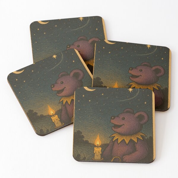 Item preview, Dancing Bear Counting Stars by Candlelight designed and sold by AlBinda.