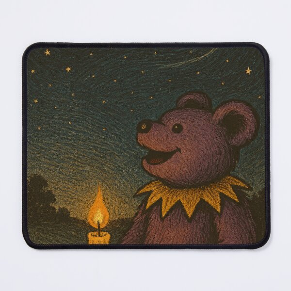 Item preview, Dancing Bear Counting Stars by Candlelight designed and sold by AlBinda.