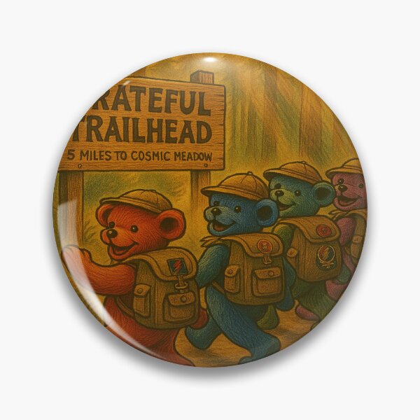 Item preview, Grateful Trailhead Bears Hiking designed and sold by AlBinda.