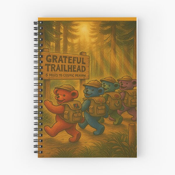 Item preview, Grateful Trailhead Bears Hiking designed and sold by AlBinda.