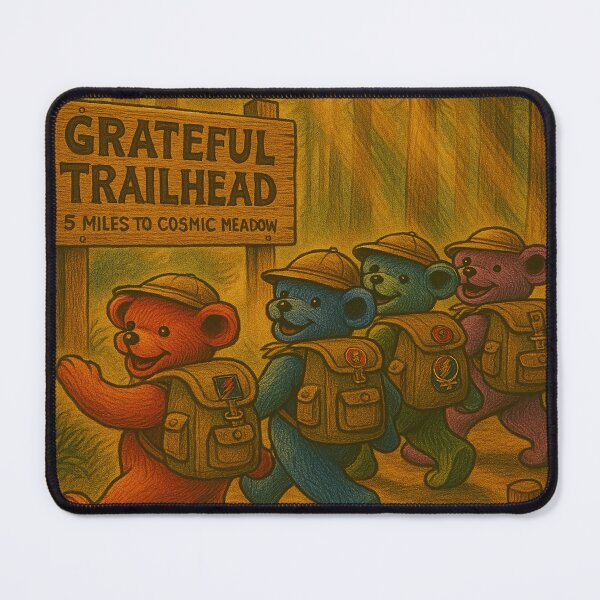 Item preview, Grateful Trailhead Bears Hiking designed and sold by AlBinda.