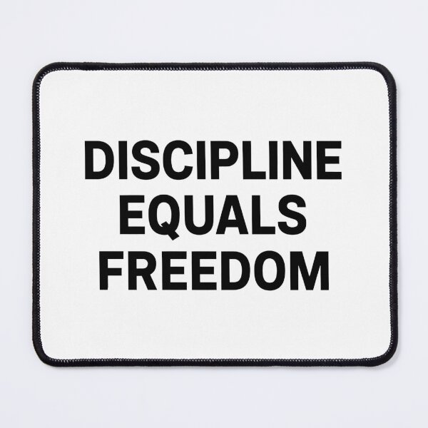 Item preview, Discipline Equals Freedom Slogan designed and sold by Fuechse.