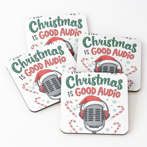 Item preview, All I  Want for Christmas Is Good Audio – Funny Audio Engineer & Podcaster Design designed and sold by Nashcuts.