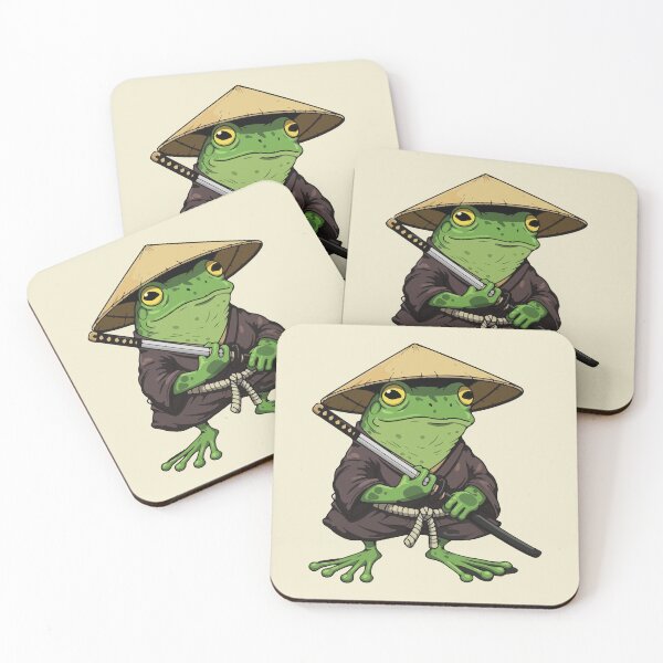 Item preview, Japanese samurai frog designed and sold by BrownHorse90s.