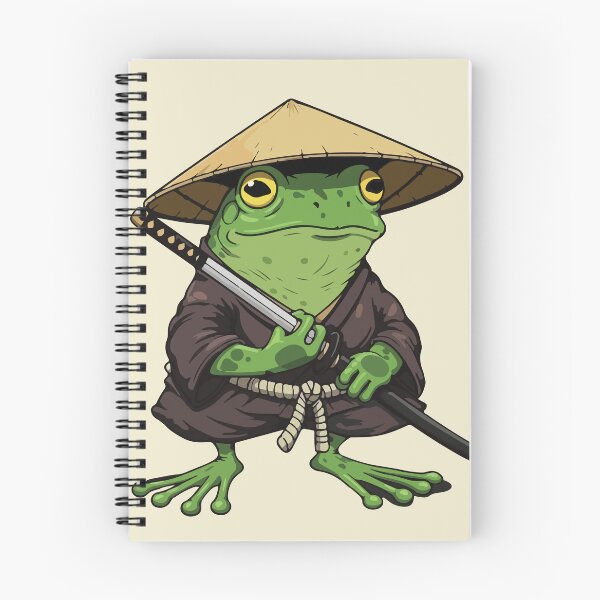 Item preview, Japanese samurai frog designed and sold by BrownHorse90s.