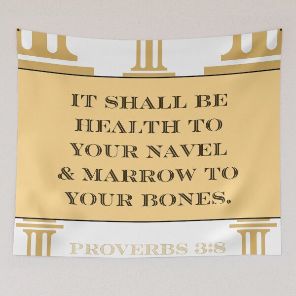Item preview, Proverbs 3:8 designed and sold by Undonemadenew.