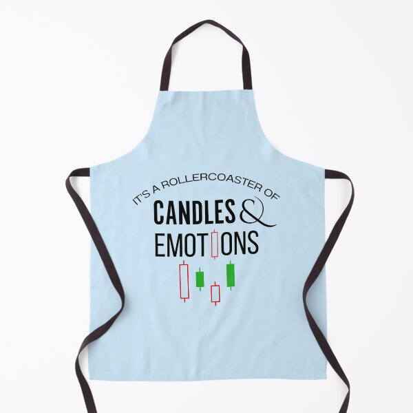 Item preview, It’s a Rollercoaster of Candles and Emotions – Trader Humor Design (White Edition) designed and sold by ChartedLife.