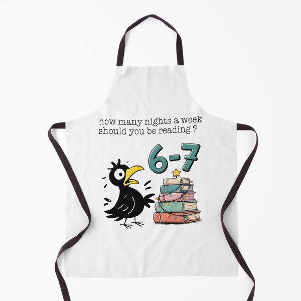 Item preview, How Many Nights a Week Should You be Reading? 6 7 Funny Craw designed and sold by BaidenNeta.