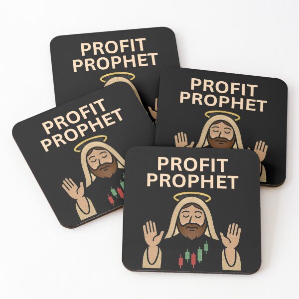 Item preview, Profit Prophet – Funny Trading Apparel for Chart Readers (Black Edition) designed and sold by ChartedLife.
