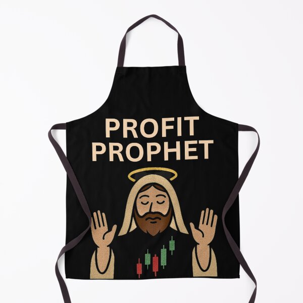 Item preview, Profit Prophet – Funny Trading Apparel for Chart Readers (Black Edition) designed and sold by ChartedLife.