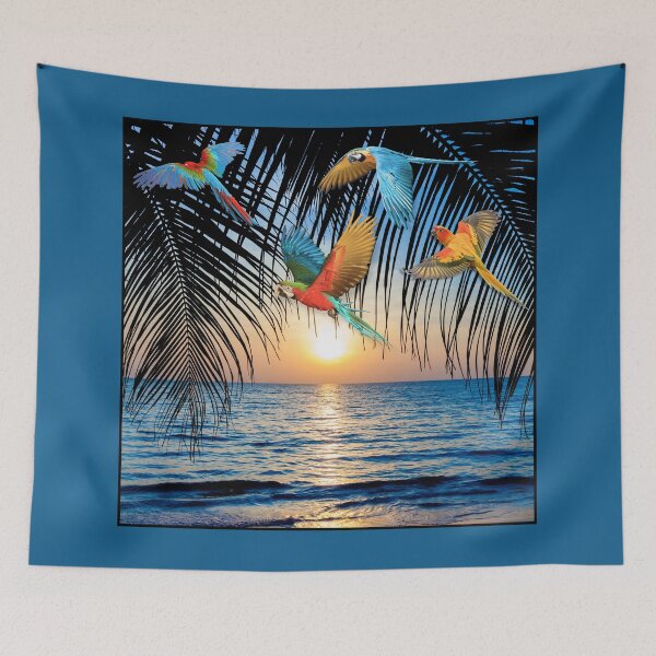 Item preview, Flying Macaws designed and sold by DigitalShoppeIL.