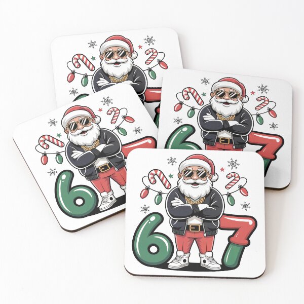 Item preview, 67 Meme Santa  Christmas Cool Santa  designed and sold by J-Style-Design.