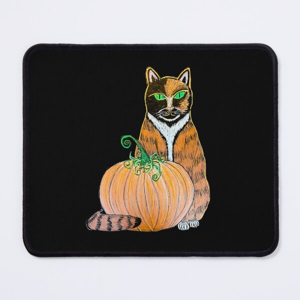 Item preview, Halloween Cat and Pumpkin designed and sold by TheArtyOne11.