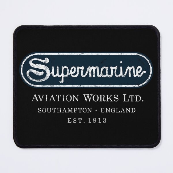 Item preview, Supermarine Aviation Logo designed and sold by 909 Apparel®.