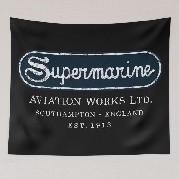 Item preview, Supermarine Aviation Logo designed and sold by 909 Apparel®.