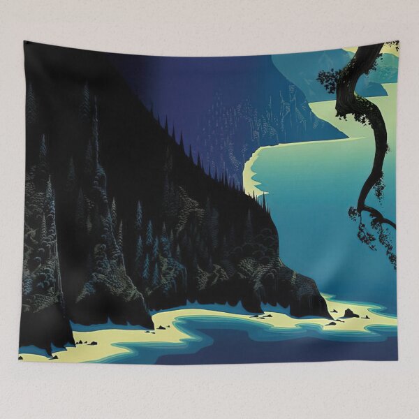 Item preview, Eyvind Earle - Big Sur designed and sold by meldefiart.
