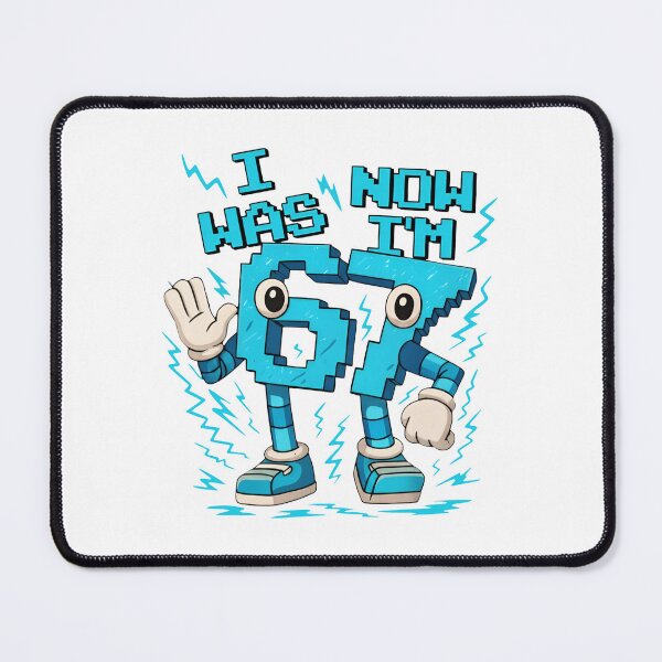 Item preview, I was 6 Now I'm 7 Six Seven 7 Years Old Birthday Brainrot designed and sold by BaidenNeta.