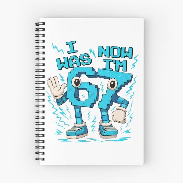 Item preview, I was 6 Now I'm 7 Six Seven 7 Years Old Birthday Brainrot designed and sold by BaidenNeta.