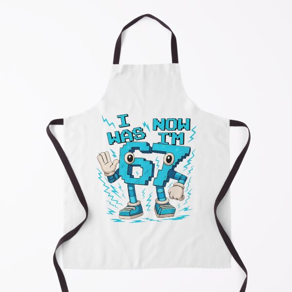 Item preview, I was 6 Now I'm 7 Six Seven 7 Years Old Birthday Brainrot designed and sold by BaidenNeta.