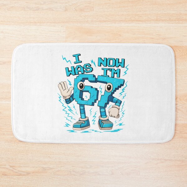 Item preview, I was 6 Now I'm 7 Six Seven 7 Years Old Birthday Brainrot designed and sold by BaidenNeta.