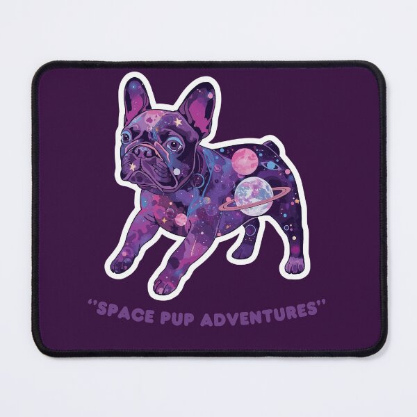 Item preview, Frenchie Bubble Galaxy – Cosmic Pup designed and sold by Shikamarunm.