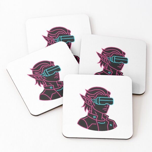 Item preview, Cyberpunk Elf Neon Avatar – Techno Santa Rebellion Series designed and sold by R3X .
