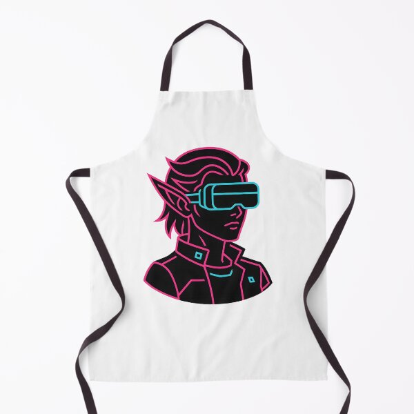 Item preview, Cyberpunk Elf Neon Avatar – Techno Santa Rebellion Series designed and sold by R3XFORGE.