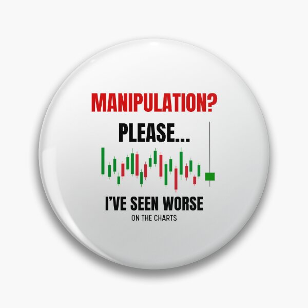 Item preview, Manipulation? Please! I’ve Seen Worse on the Chart (Green candle on white) – Designed for Traders designed and sold by ChartedLife.