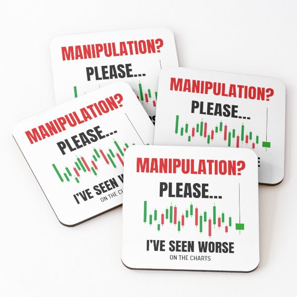 Item preview, Manipulation? Please! I’ve Seen Worse on the Chart (Green candle on white) – Designed for Traders designed and sold by ChartedLife.