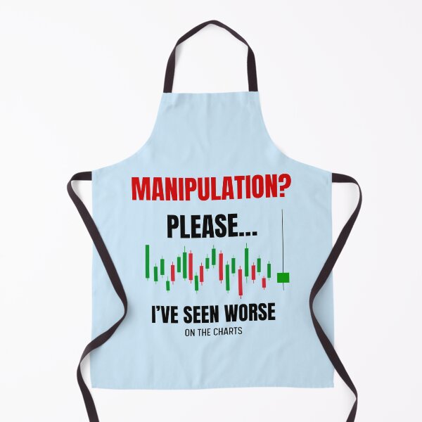 Item preview, Manipulation? Please! I’ve Seen Worse on the Chart (Green candle on white) – Designed for Traders designed and sold by ChartedLife.