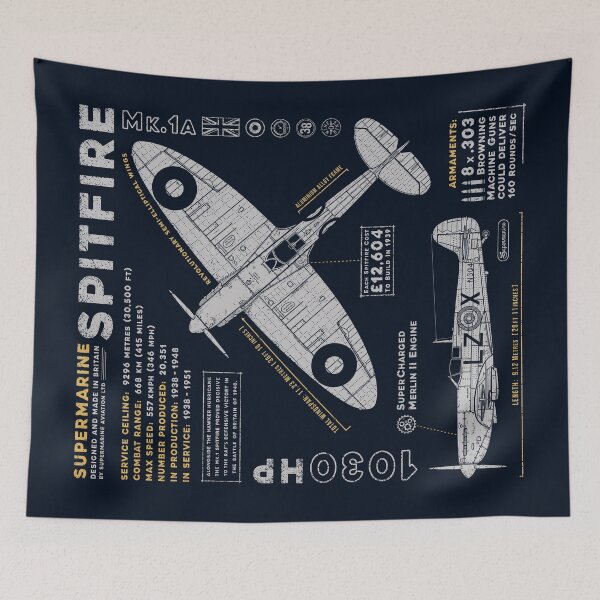 Item preview, Supermarine Spitfire designed and sold by 909 Apparel®.