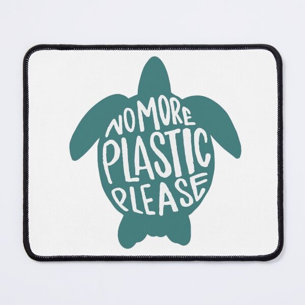 Item preview, Eco No More Plastic Please - Save the Turtles Stickers designed and sold by bartink.co.