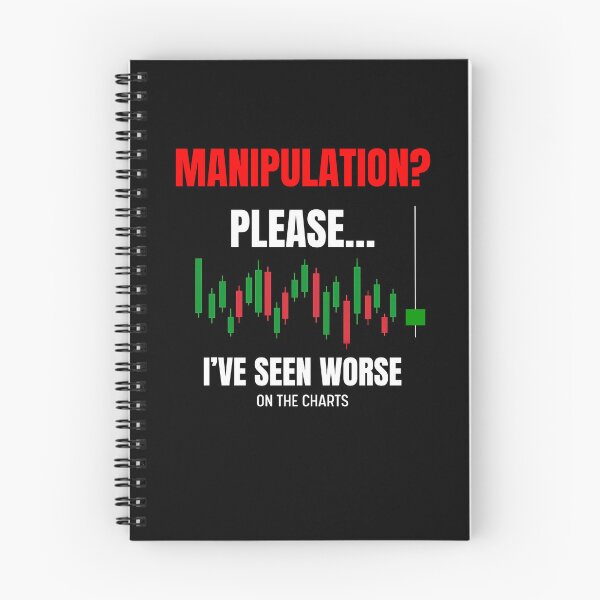 Item preview, Manipulation? Please! I’ve Seen Worse on the Chart (Green candle on black) – Designed for Traders designed and sold by ChartedLife.
