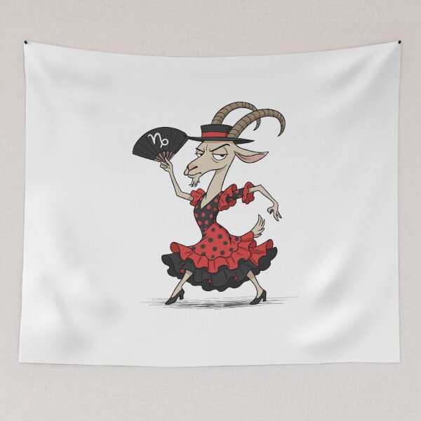 Item preview, Funny Capricorn Flamenco dancer designed and sold by D - Magic.