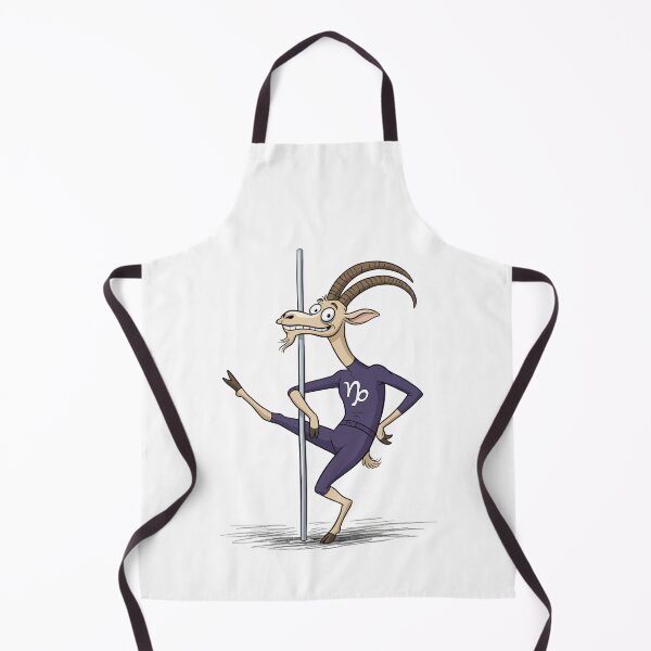 Item preview, Funny Pole Dancing Capricorn Cartoon designed and sold by D - Magic.
