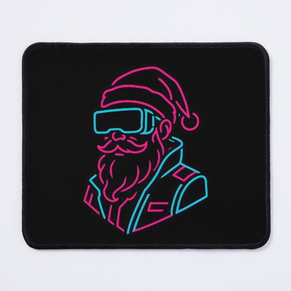 Item preview, Cyber Santa Warrior – Neon Tech Suit Christmas Graphic | Techno Santa Rebellion Series designed and sold by R3X .