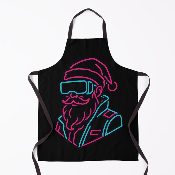 Item preview, Cyber Santa Warrior – Neon Tech Suit Christmas Graphic | Techno Santa Rebellion Series designed and sold by R3X .