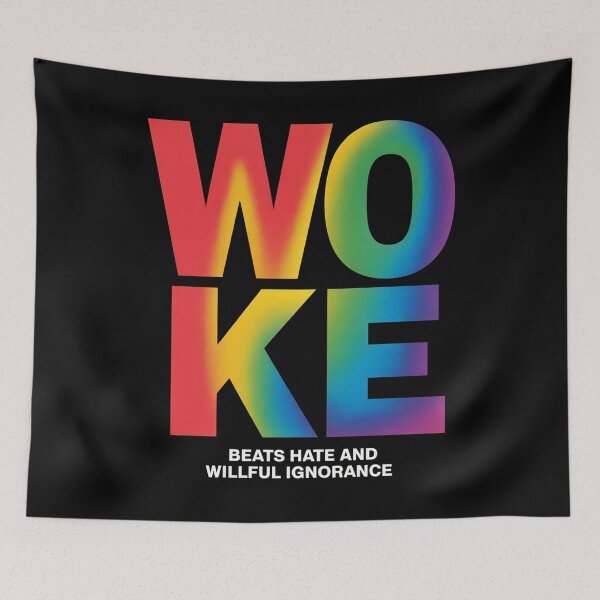 Item preview, Woke Beats Hate And Willful Ignorance designed and sold by MaryoKing.